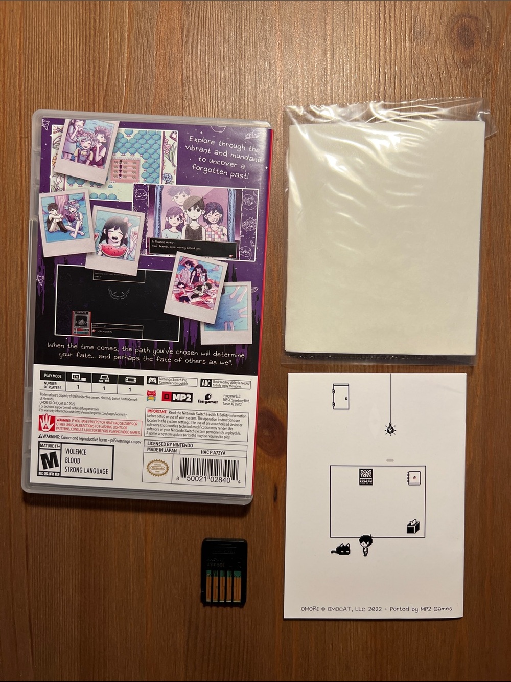 Omori Nintendo Switch Game 2022 Complete in Case Fangamer - Clean, Working - Picture 2 of 5